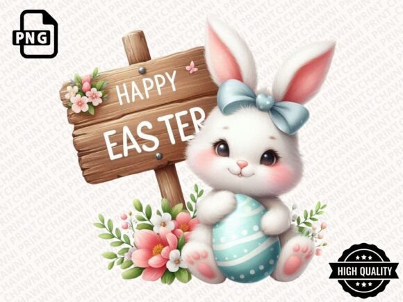 Download Cute Easter Bunny Clipart PNG - Easter bunny Collection