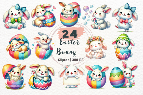 Download Vintage Easter Bunny Clipart PNG - Easter bunny Collection