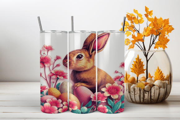 Download 3D Easter Bunny Tumbler Wrap - Easter bunny Collection