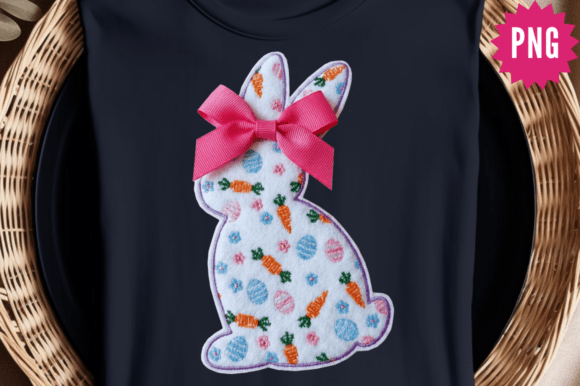 Download Cute Crochet Faux Yarn Easter Bunny PNG - Premium Resources