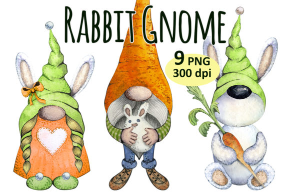 Download Easter Bunny Rabbit Gnome &amp; Carrot Png - Easter bunny Collection