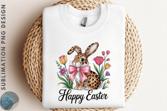 Download Leopard Bunny Bow Easter PNG Design - Premium Bundle