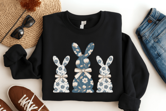 Download Floral Easter Bunny PNG - Easter bunny Collection