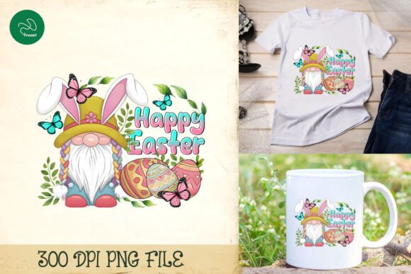 Download Happy Easter Bunny Gnome PNG - Easter bunny Collection