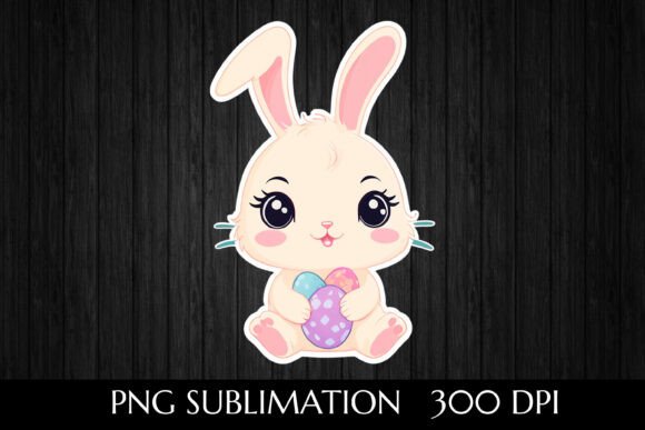 Download Cartoon Easter Bunny with Eggs - Easter bunny Collection
