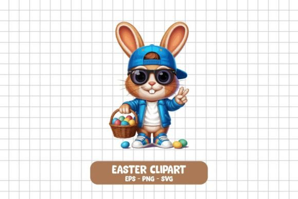 Download Cool Easter Bunny Clipart Hip Hop Rabbit - Easter bunny Collection