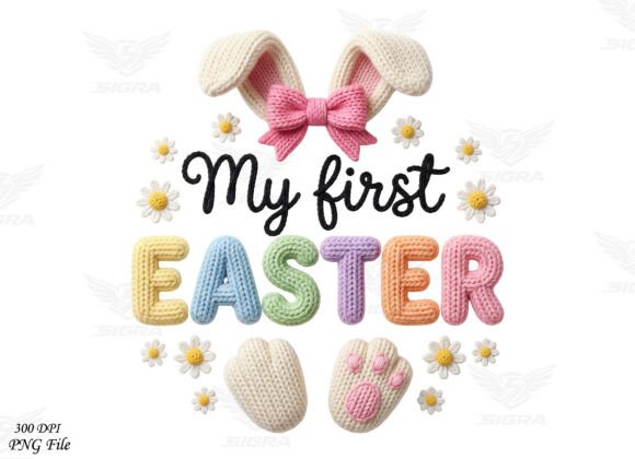 Download My First Easter, Baby Easter Bunny PNG - Easter bunny Collection