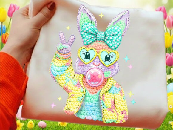 Download Yarn Easter Bunny Coquette Png - Easter bunny Collection
