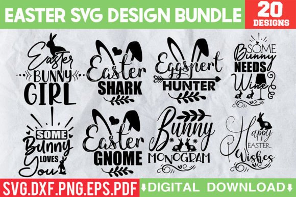 Download Easter SVG Design Bundle - Easter svg design Collection
