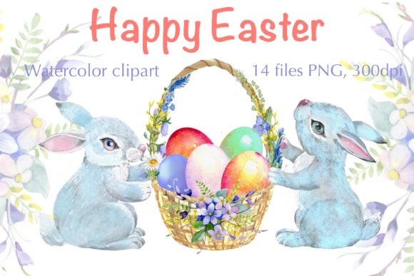 Download Easter Watercolor Clipart,easter Bunny - Easter bunny Collection