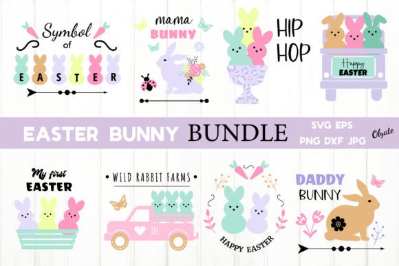 Download Easter Bunny Bundle. Easter Rabbit SVG. - Easter bunny Collection