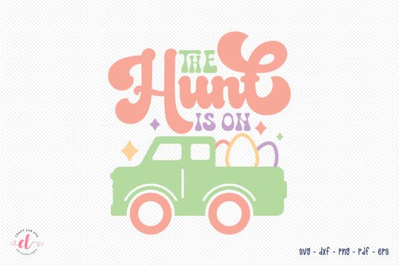 Download The Hunt is on | Retro Easter SVG Design - Easter svg design Collection