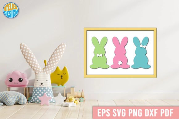 Download Easter Bunny Vector Laser Cut Svg - Easter bunny Collection