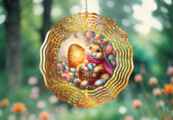 Download Magical Easter Bunny Wind Spinner Png - Easter bunny Collection