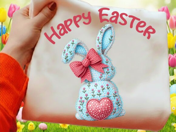 Download Crochet Happy Easter Bunny PNG - Easter bunny Collection