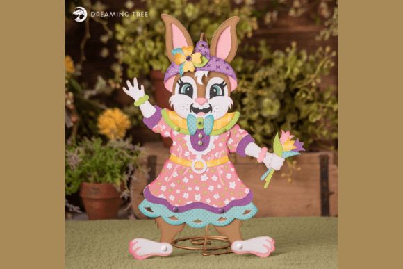 Download Jointed Mrs. Easter Bunny SVG - Easter bunny Collection