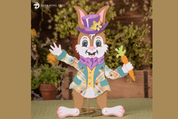 Download Jointed Mr. Easter Bunny SVG - Easter bunny Collection