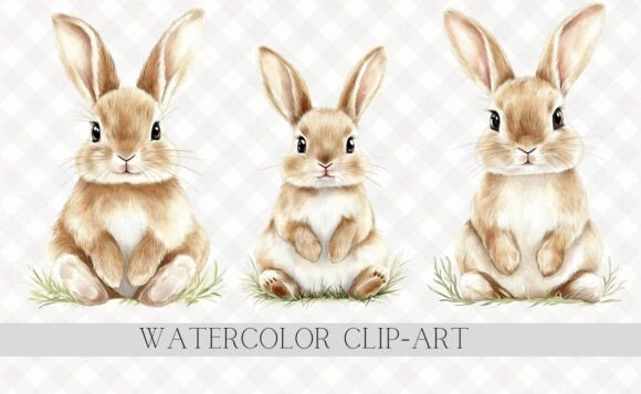 Download Watercolor Easter Bunny Clipart - Premium Resources