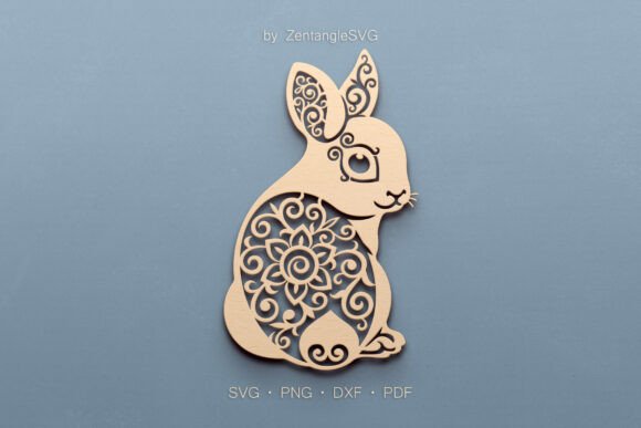 Download Easter Bunny SVG Paper Cut Laser Cutting - Easter bunny Collection